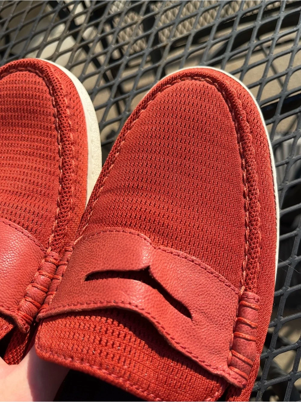 Cole Haan Canvas/Leather Loafers